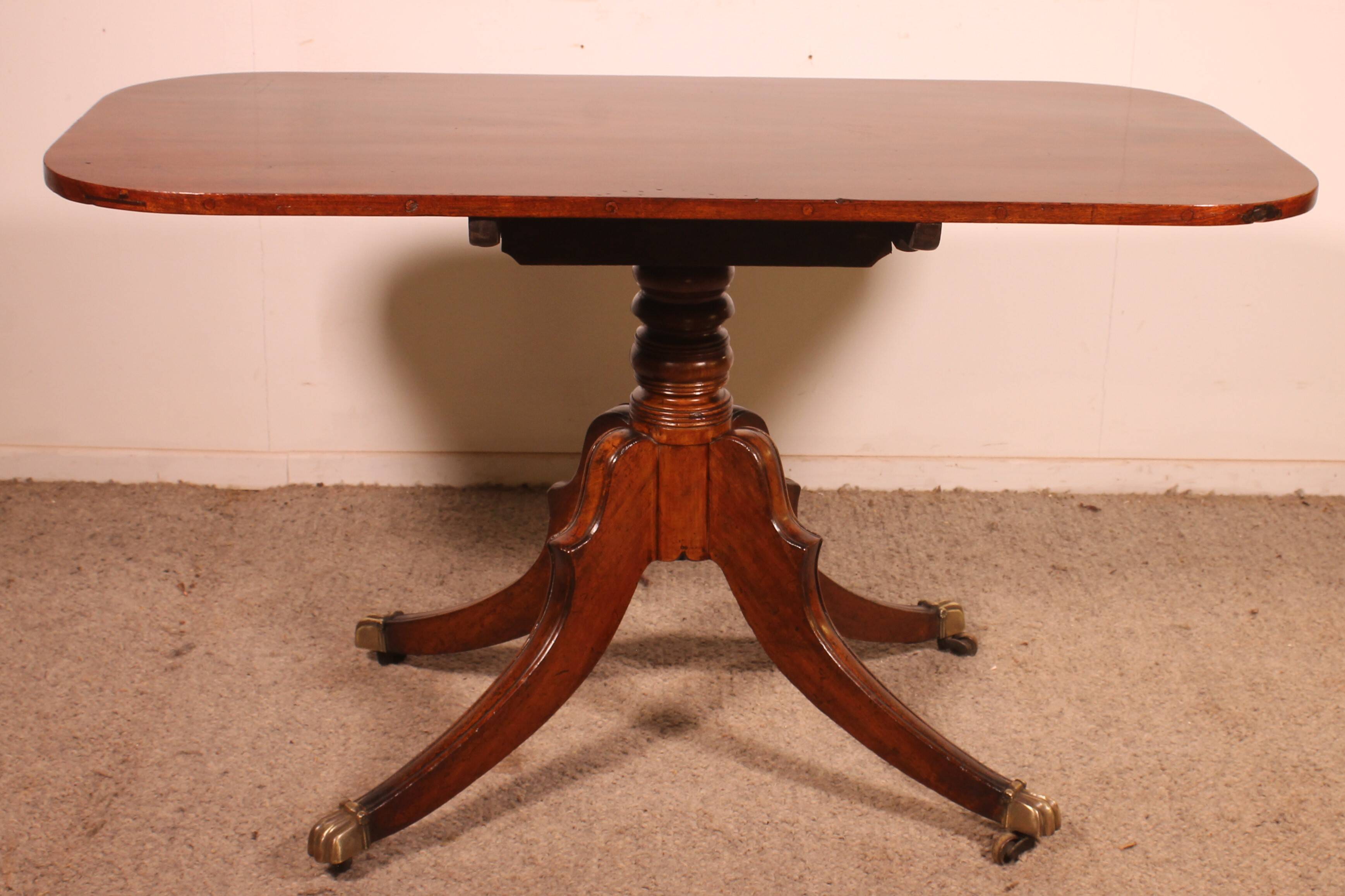 English mahogany console - 18th century
