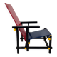 Red and Blue Chair by Gerrit Rietveld for Cassina