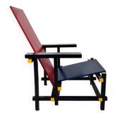 Fauteuil Red and Blue Chair Gerrit Rietveld par Cassina