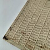 Old tile in Gien faience with Art Nouveau decoration