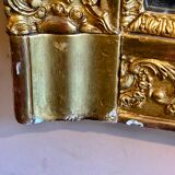 Miroir en bois doré, XIXe siècle