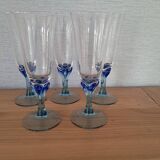 5 new Luminarc champagne glasses from the 80s