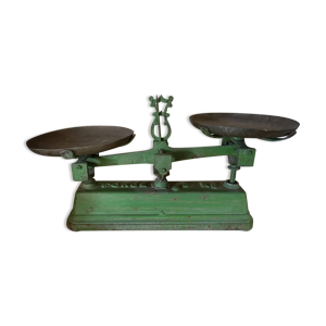 Balance à poids verte