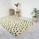 Handmade wool berber rug 276 x 157 cm