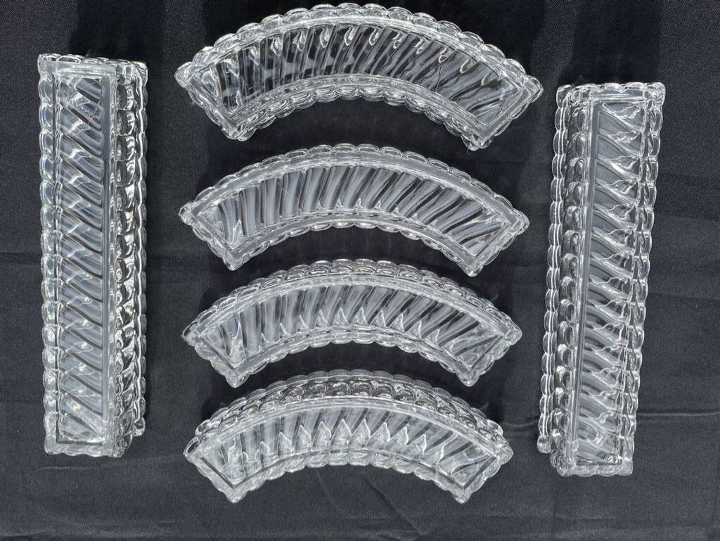 Baccarat twisted bamboo table planter – 19th-early 20th century