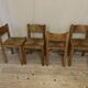 set of 4 chairs model "Meribel" by Charlotte Perriand