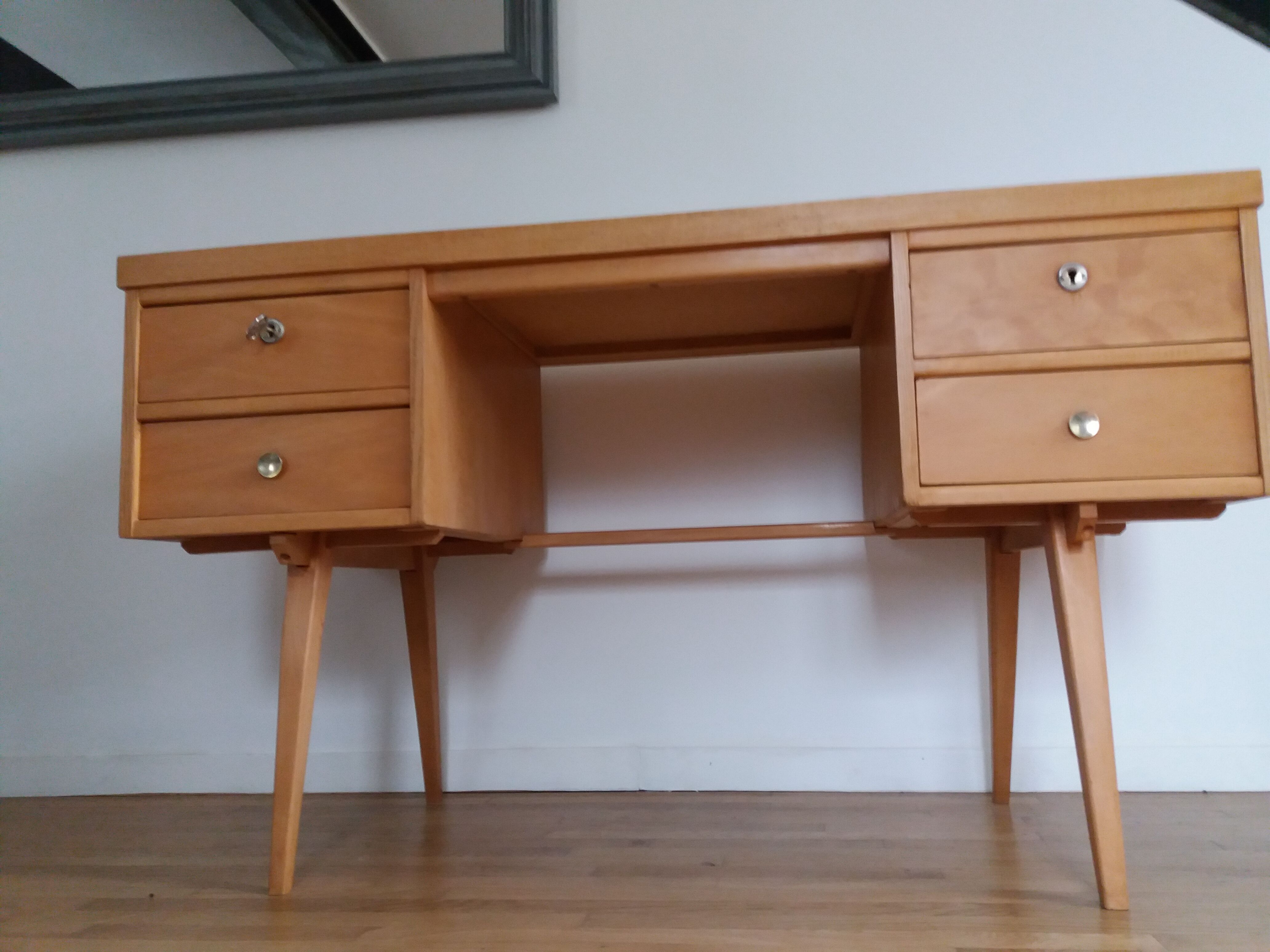 Desk feet compass 50s