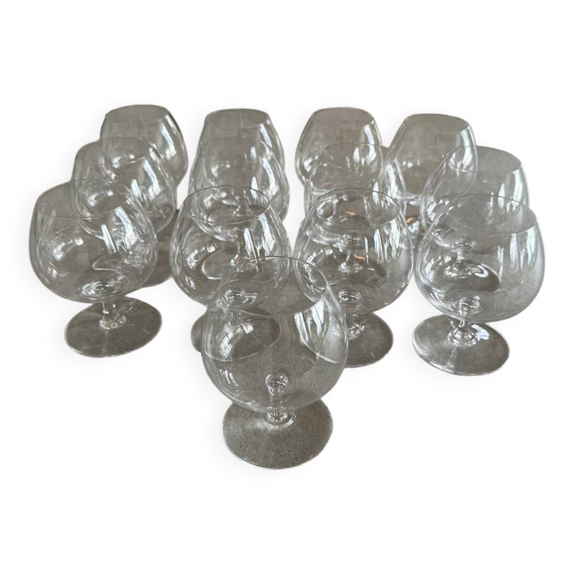 Daum kim épis crystal glass service from the 50s