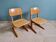 Pair of children's chairs by Casala in solid beech, 1960s.