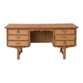 Oak danish mid-century desk