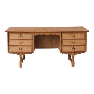 Oak danish mid-century desk