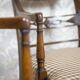 Fauteuils en chêne vintage, années 1940, ensemble de 4