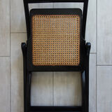 Vintage cannée folding chair