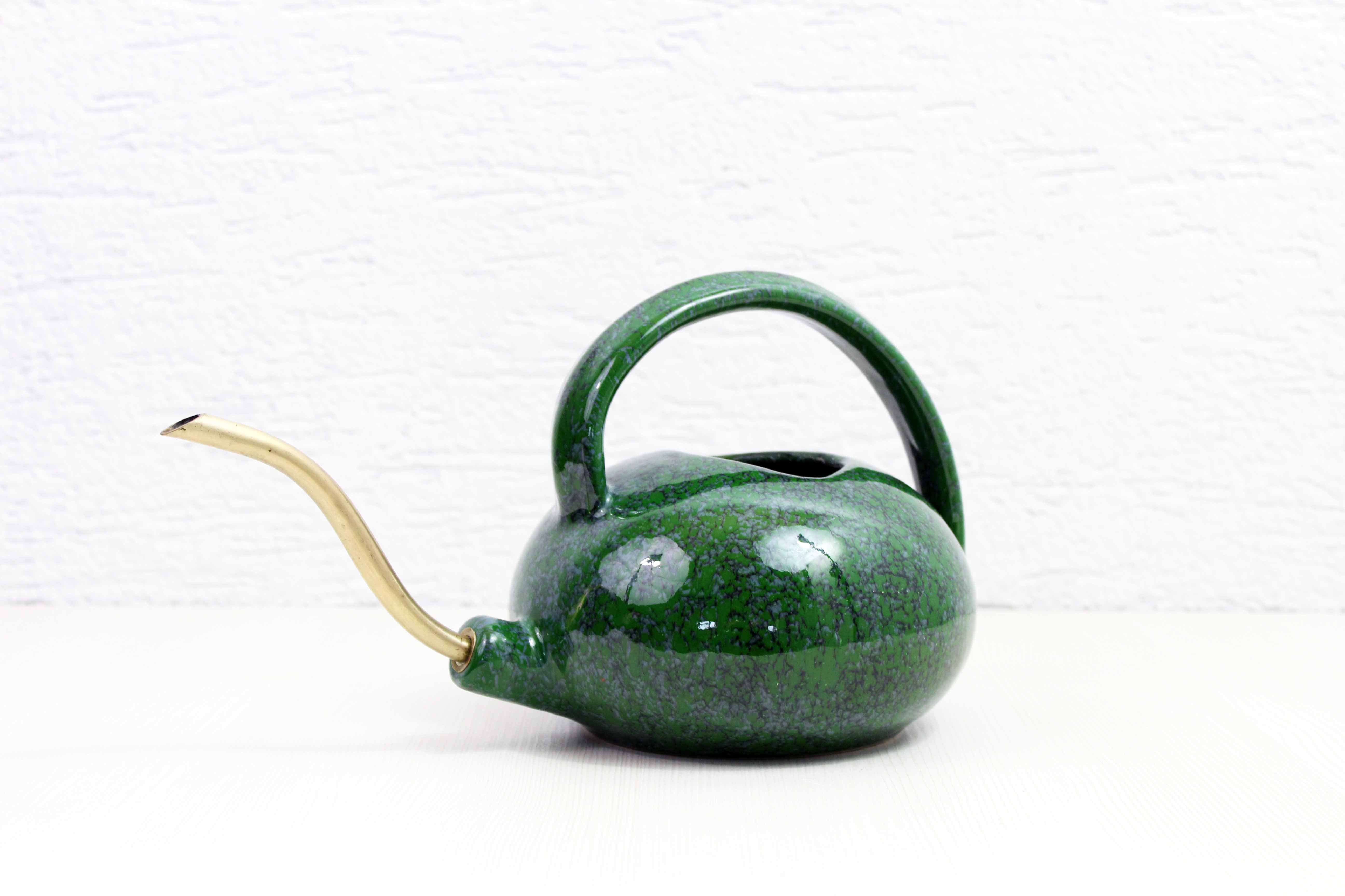 Vintage ceramic watering can