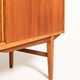 Scandinavian teak and oak highboard, 1960s