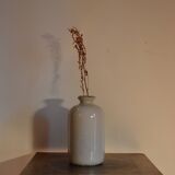 Off-white ceramic soliflore bottle