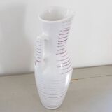 Large ceramic pitcher vase from the 60s/70s