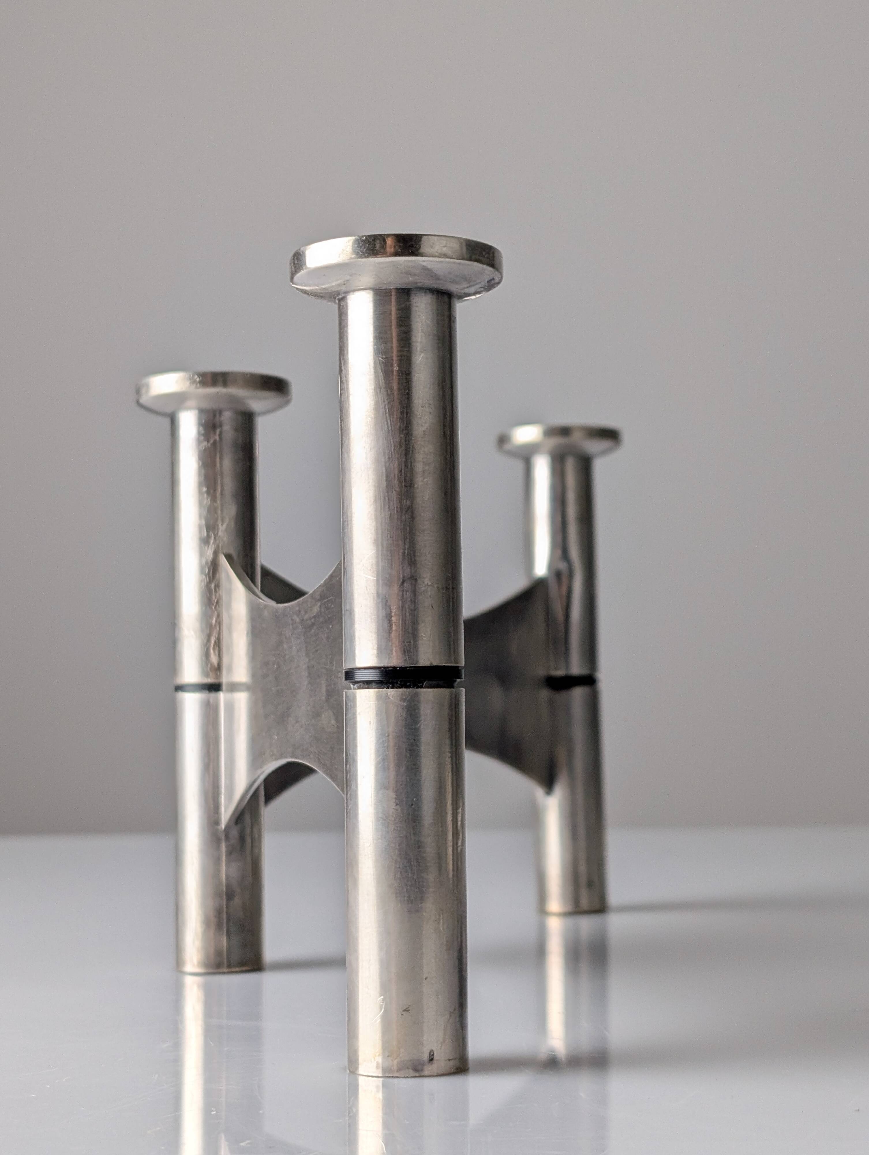 CNGT 1978 Tennis Award: Ravinet d'Enfert Silver Plated Candlestick