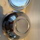 Silver metal ice bucket Apple brand Luxium 1970