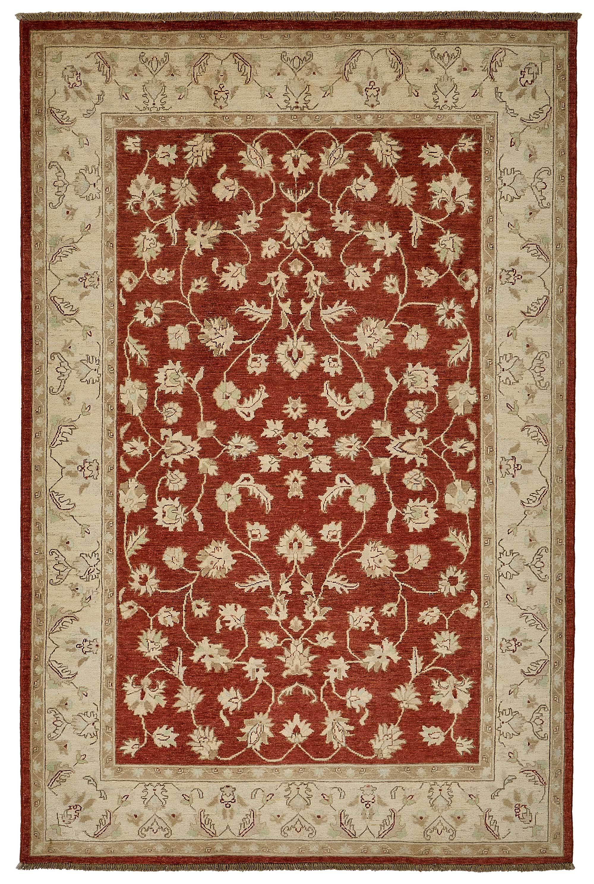 Turkish Handknotted Wool Oushak Rug 176 cm x 276 cm