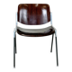 Brown Castelli DSC 106 Stacking Chair by Giancarlo Piretti, Italy