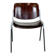 Brown Castelli DSC 106 Stacking Chair by Giancarlo Piretti, Italy