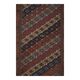 Vintage Turkish handmade rug 126x195 cm