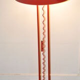 Floor lamp 1980 in red metal