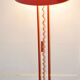 Lampadaire 1980 en metal rouge