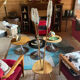 Luminaire tripode 4 branches vintage