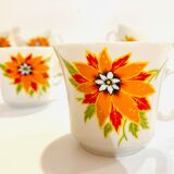Teapot set & 8 cups 70s winterling schwarzenback bavaria germany-retro-kitchen -vintage