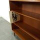 Noten fineer boekenkast LP kast met legplanken nr. 1