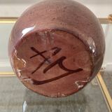Vase vintage en terre cuite émaillée