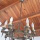 Handcrafted wrought iron electric suspension