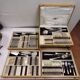 Cutlery set 170 pieces in chrome metal Goldsmith Chrysalia