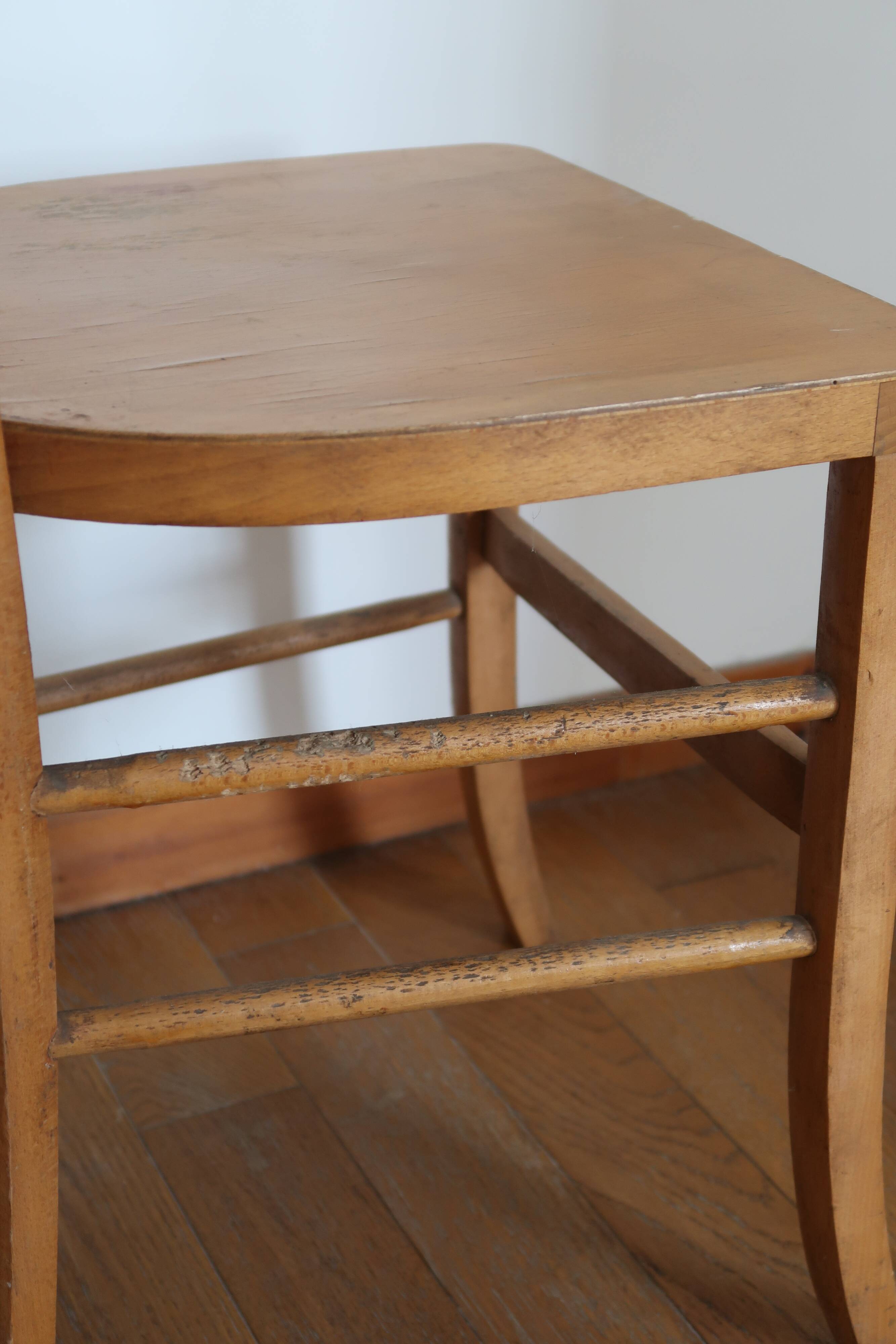 Lot de 8 chaises bistrot clair Luterma