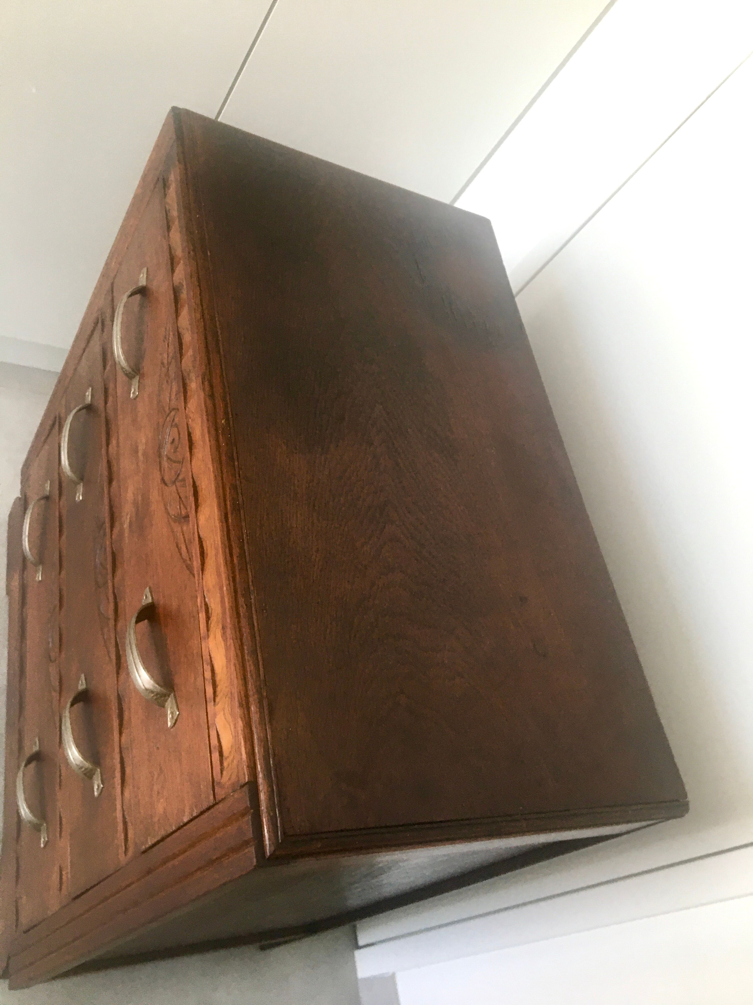 Small chest of drawers 3 drawers authentic Art Deco