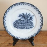 Duo of dessert plates Pexonne hunting service