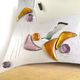 Miroir forme libre design "A Cause d'elle" années 90