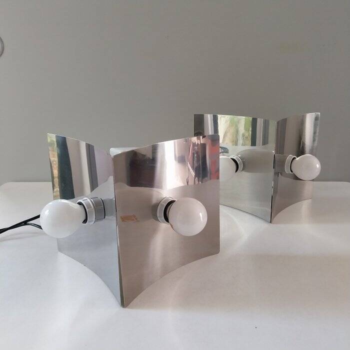 Stilux Milano - Antares chrome metal wall lights