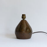 Glazed ceramic pear lamp base, 1960s