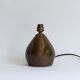 Glazed ceramic pear lamp base, 1960s