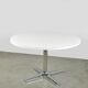 Modern vintage dining table with chrome star base by pastoe, 1970s