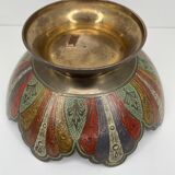 Decorative brass cup empty pocket