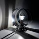 Vintage Table Lamp • Rings • Steel • Space Age • 1970
