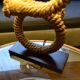 Lampe en corde vintage