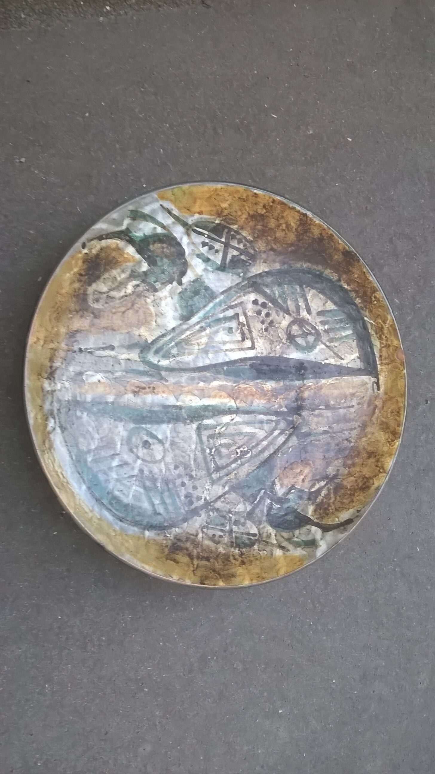 Joel Baudouin's large dish 1959