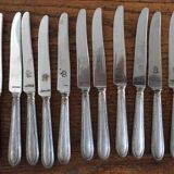 Lot of 42 old cutlery in argenté metal