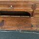 19th century walnut stepped desk