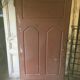 Entrance door in old oak